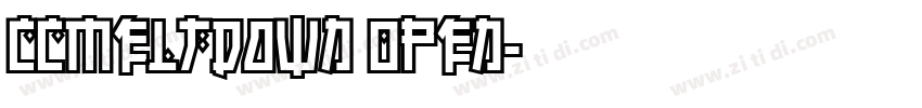 CCMeltdown Open字体转换